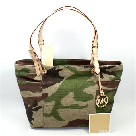 michael kors camo bag uk|michael kors large canvas tote.